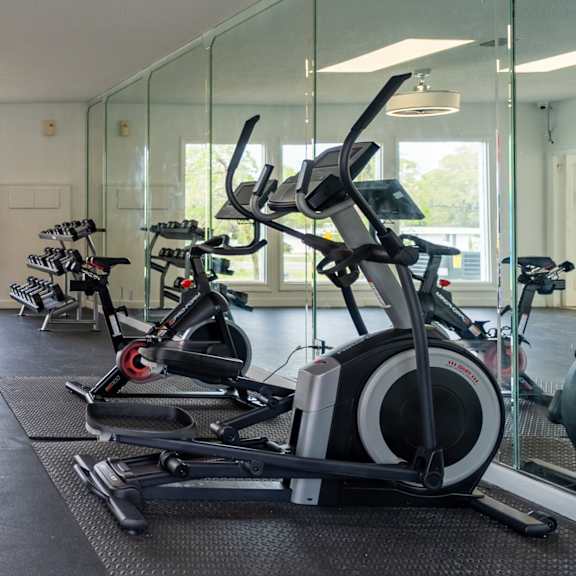 gym bike at red bay apartment complex, jacksonville, florida