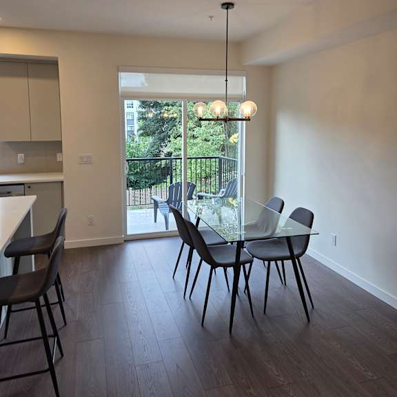 a modern interior with a skylight and a staircase.