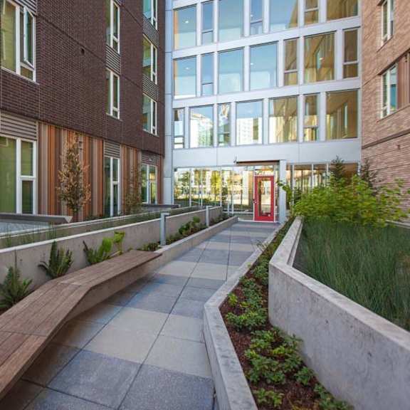 courtyard walkway