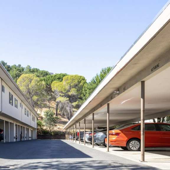 shaded parking at terra linda manor, san rafael, 94903