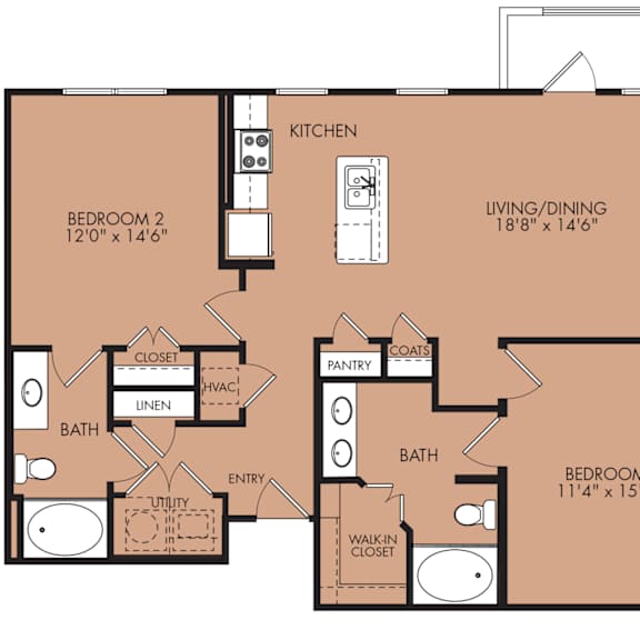 Thumbnail 2 of 2 Silos Floor Plan  at The Legend, Waco