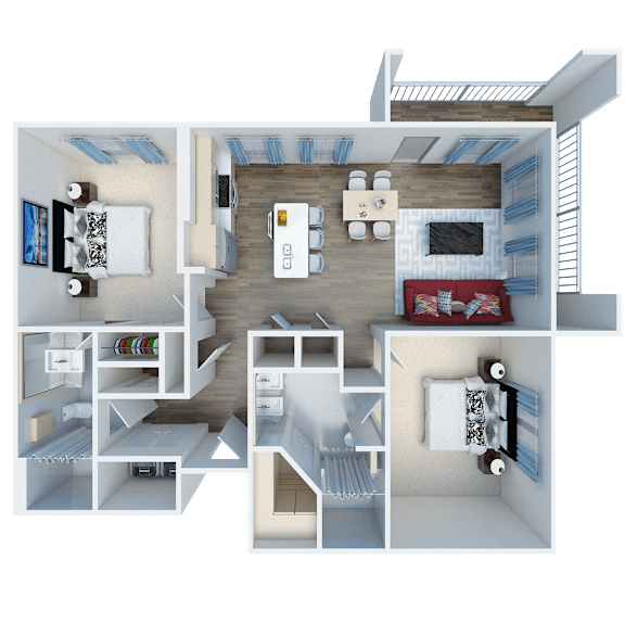 Thumbnail 1 of 2 Silos Floor Plan at The Legend, Waco, Texas