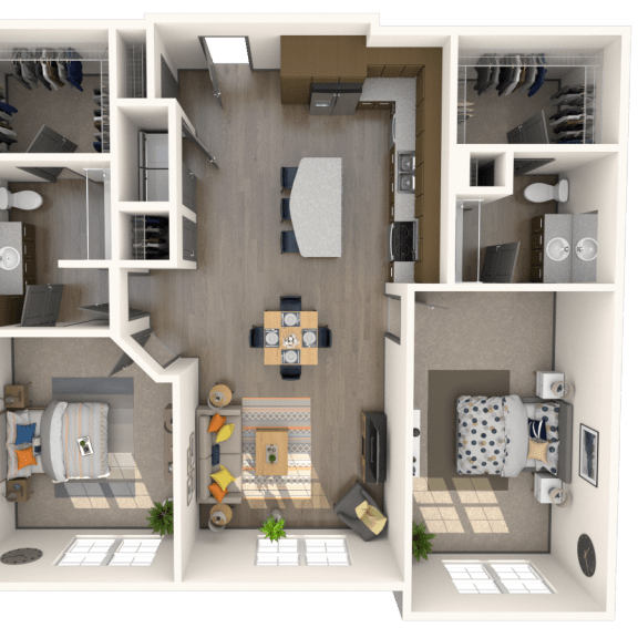 Thumbnail 1 of 2 Salerno Floor Plan at The Rialto, Orlando, FL, 32819