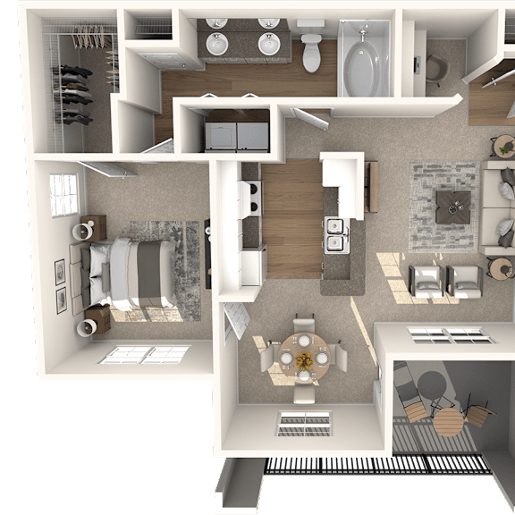 Thumbnail 1 of 2 New Hope Classic Floor Plan at The Lodge at Lakeline Village, Cedar Park, 78613