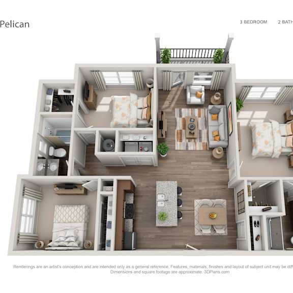 Thumbnail 1 of 2 Pelican Floor Plan  at Echo Lake, Bradenton, FL