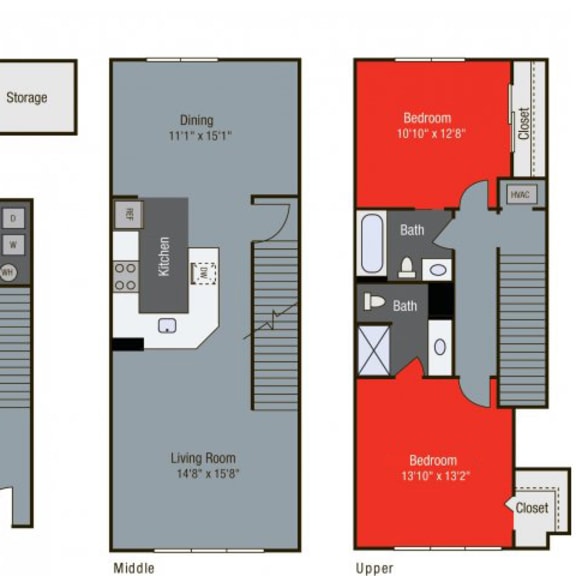 Thumbnail 2 of 2 Bamboo II Floor Plan at Floresta, Jupiter