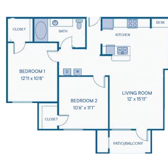 Thumbnail 2 of 2 The Mueller Classic Floor Plan at Monterey Ranch, Austin, TX