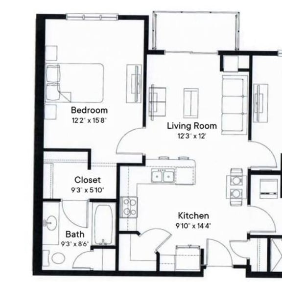 Thumbnail 2 of 2 McQuillan Floor Plan at SoRoc On Maine, Minnesota, 55904
