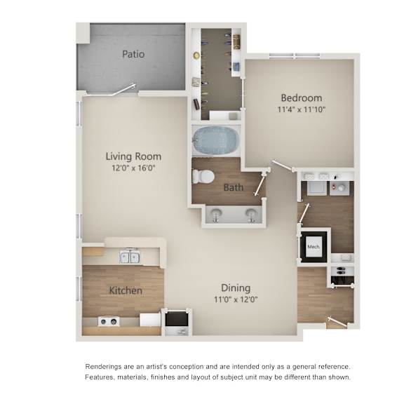 Thumbnail 2 of 2 Comal floor plan at The Park at Monterey Oaks, Texas
