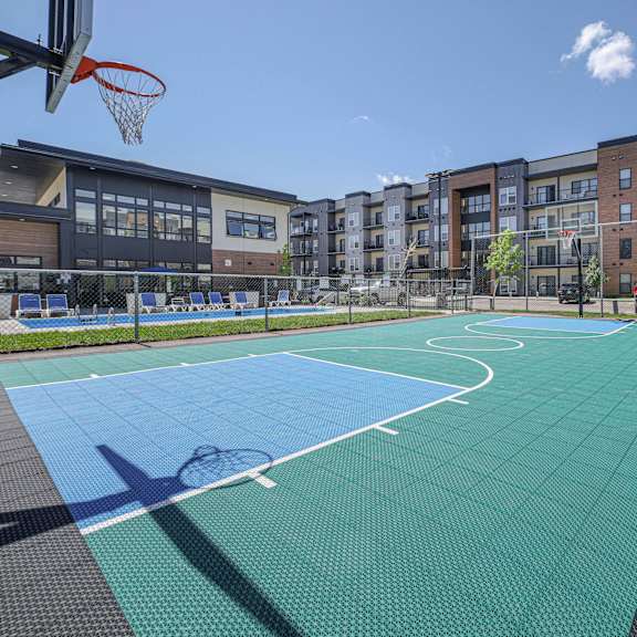 exterior - basketball court