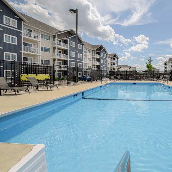 exterior - wide shot of the swimming pool