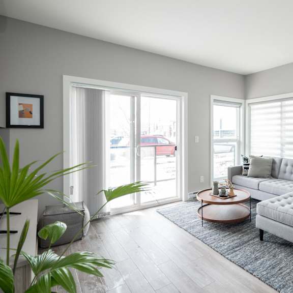 interior - wide shot of living room