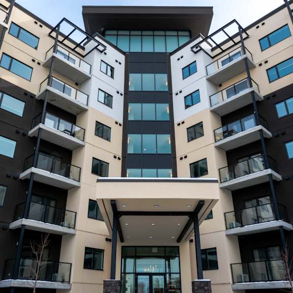 exterior of the summit at seasons
