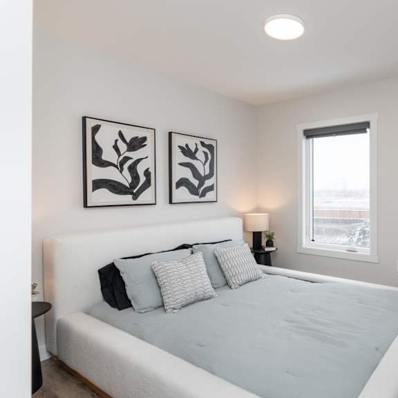 gorgeous bedroom at latitude 49 townhomes, manitoba, r3x 0m1