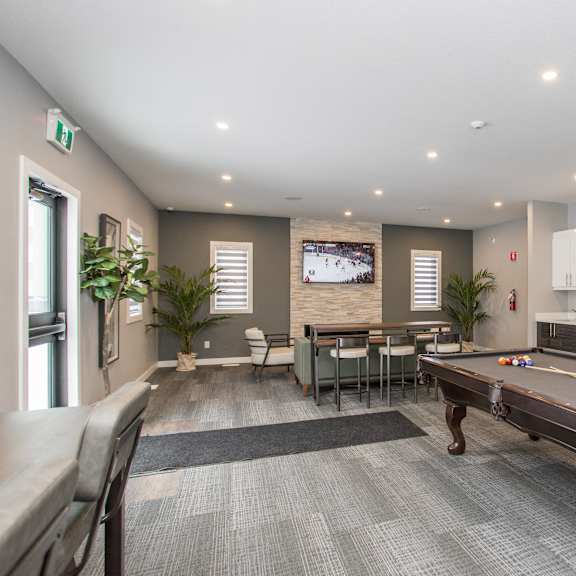 interior - wide shot of clubhouse interior
