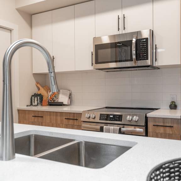 sink with faucet at vista apartments at edgemont, alberta, t6m 1j4