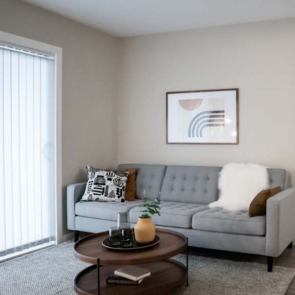 interior - wide shot of living room