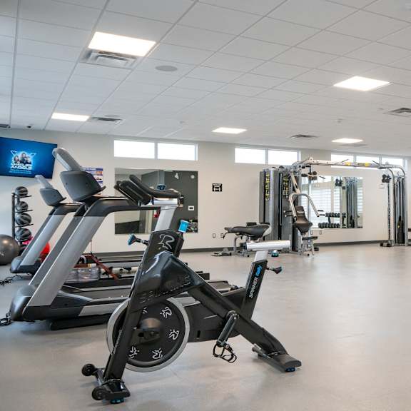 interior - wide shot of fitness centre
