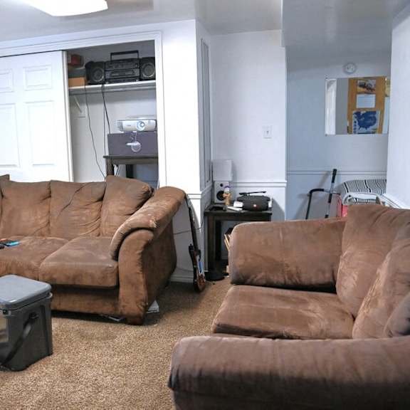 2x1 - shared room basement