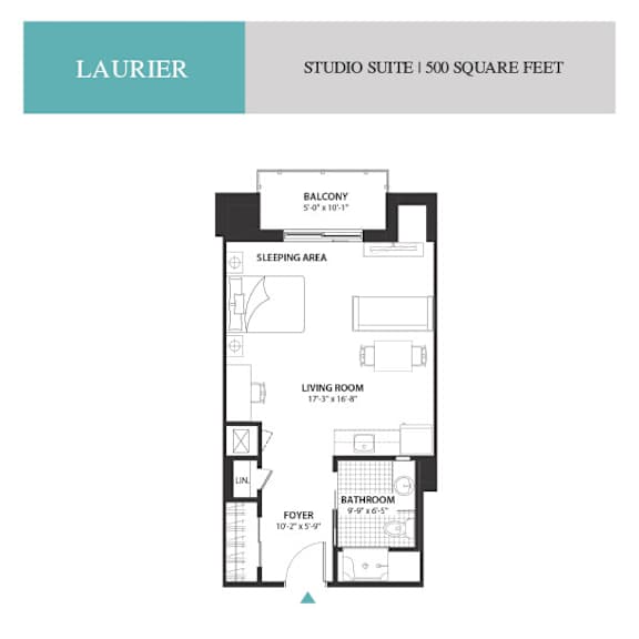 Thumbnail 2 of 2 a floor plan of a bedroom apartment