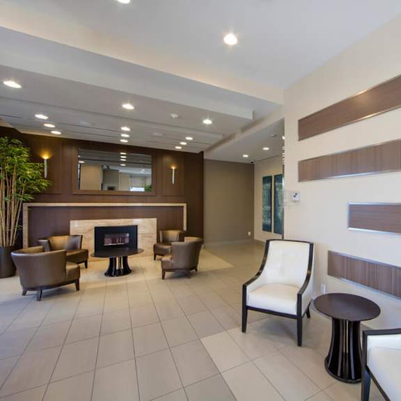 a seating area at homewood suites by hilton houston stafford sugar land