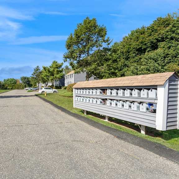 mailboxes for the apartments at arbor commons