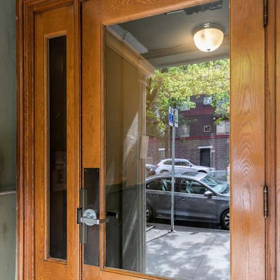 front door at the windham apartments, seattle, wa