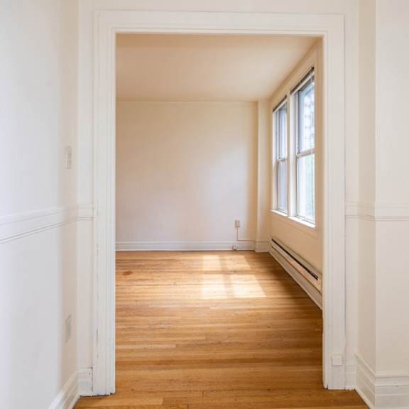 hallway at the windham apartments, seattle, washington