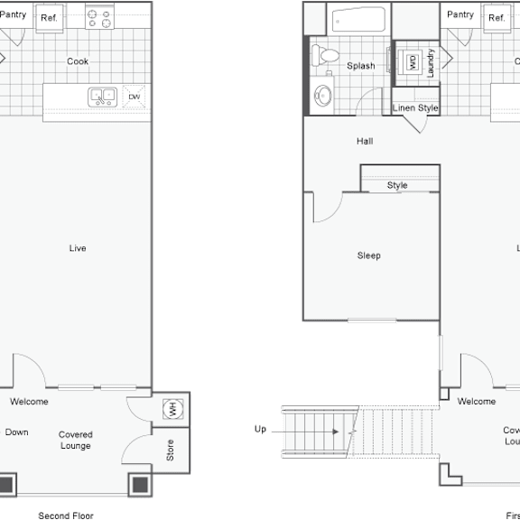 Thumbnail 2 of 2 floor plan of a house  at Arrive at Rancho Belago, California, 92555