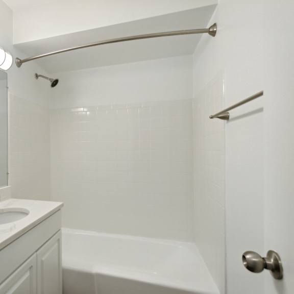 a bathroom with a sink and a bathtub at the hinsdale, illinois, 60521