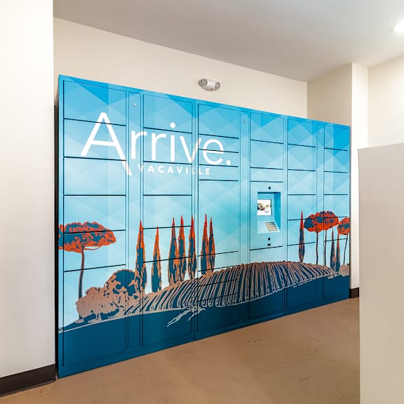 parcel lockers at arrive vacaville