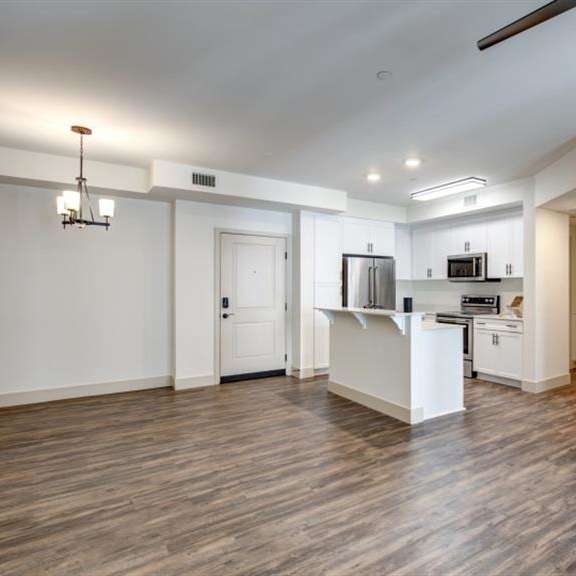 wood inspired plank flooring at arrive los carneros, goleta, ca, 93117