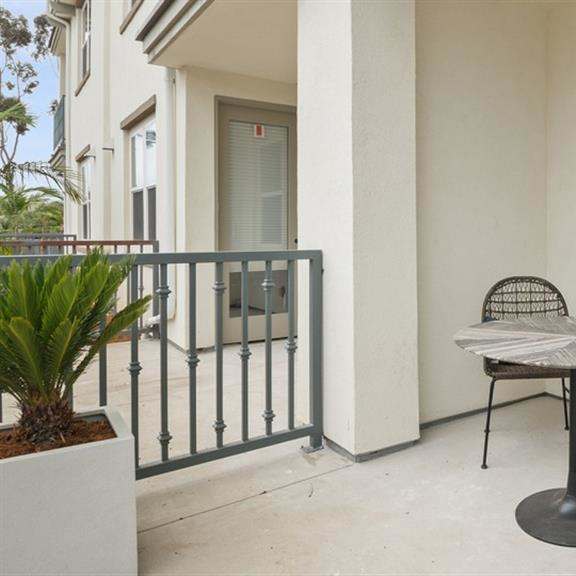 balcony and patio at arrive los carneros ii, goleta, ca, 93117