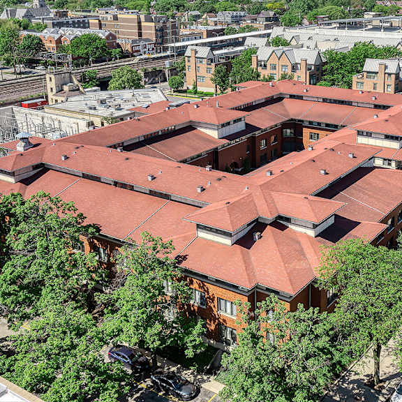 arial view of oak park city at oak park city, oak park, il 60301