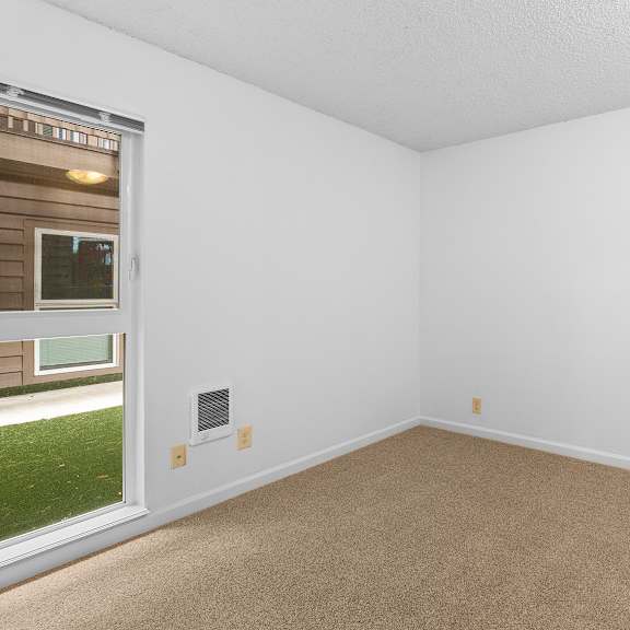 unfurnished bedroom at east wind, gresham oregon