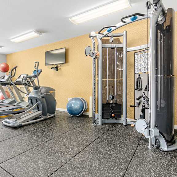 gym at elements of linden hills, minneapolis, mn