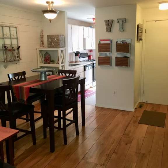 apartment interior at little eagle bay apartments, vermont