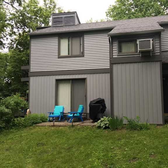 exterior at little eagle bay apartments, vermont, 05408