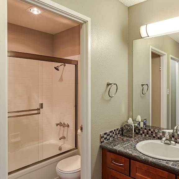 bathroom interior at oceanaire apartment homes, california, 94044