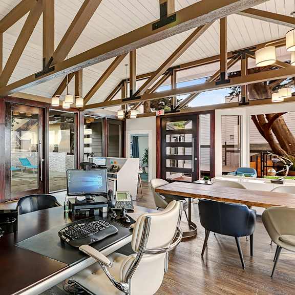 leasing office  at oceanaire apartment homes, california