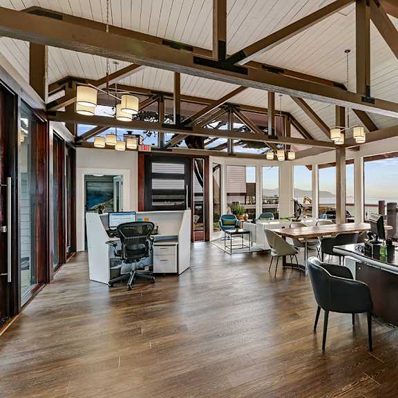 leasing office interior  at oceanaire apartment homes, pacifica