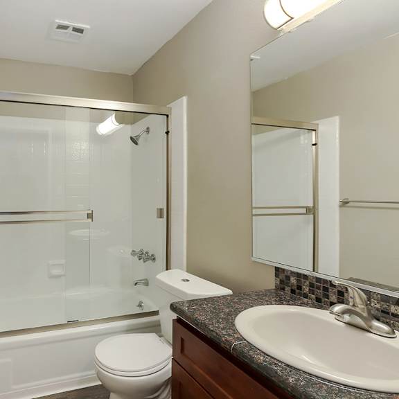 bathroom interior at oceanaire apartment homes, california, 94044