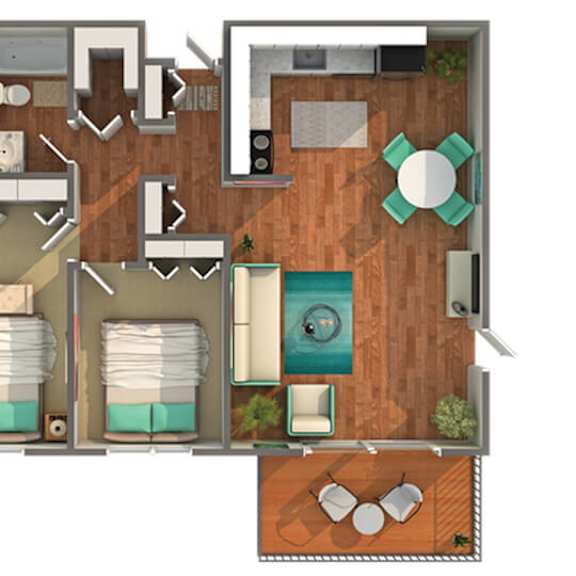Thumbnail 2 of 2 Staring 3d_Floorplan at ReNew at Neill Lake, Eden Prairie, MN, 55344