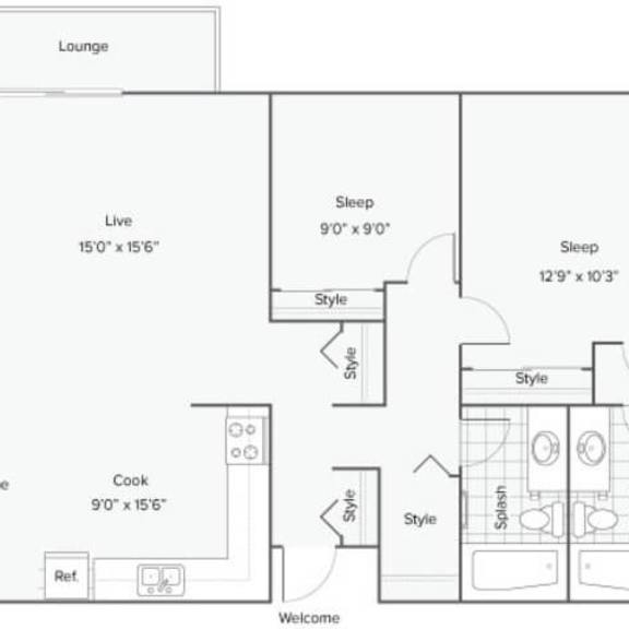 Thumbnail 1 of 2 Staring_Floorplan at ReNew at Neill Lake, Minnesota, 55344