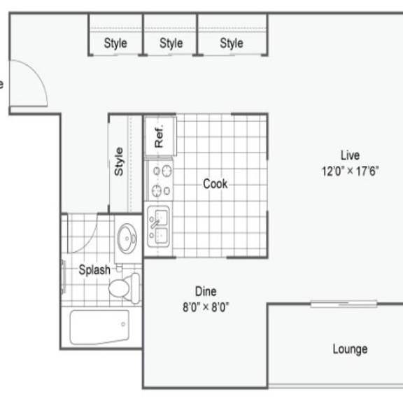 Thumbnail 3 of 3 Joliet2 Floor Plan at The Atwood at Eden Prairie, Eden Prairie, MN, 55347