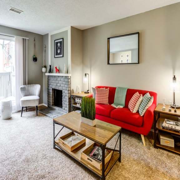 modern living room at the atwood at eden prairie, eden prairie, minnesota