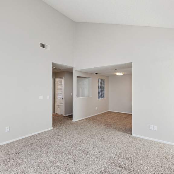carpeted living area at renew on summerfield, vacaville, california