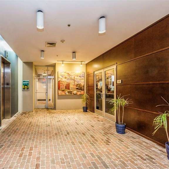 lobby at rising sun mills, rhode island