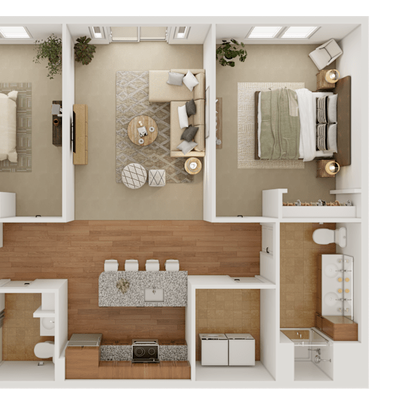 Thumbnail 1 of 2 The Hamilton Floor Plan at Mallory Ridge, Bloomfield, 06002