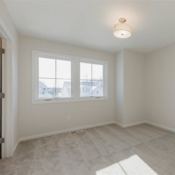 a room with a window and a door.